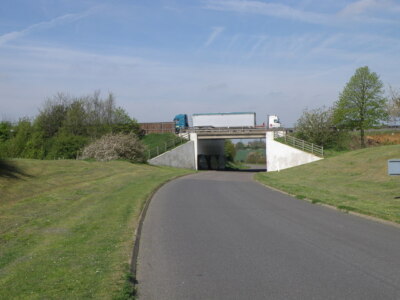 Foto 6x4 Richtung Duloe St Neots Die A1 umging die Eatons am 19 c2009