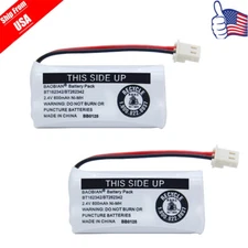 For VTech Cordless Phone Battery BT162342 BT262342 BT1663421 BT183342.4V  2PCS