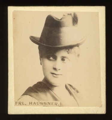 1890s N246-2 Kinney Sporting Extra Cigarettes Actresses #308 Frl. Haussner 