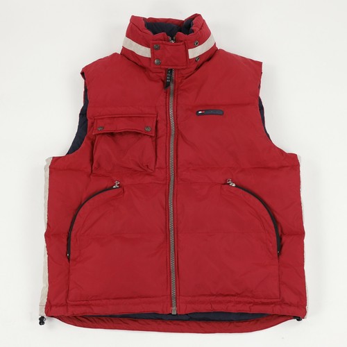 Red Sleeveless Down Jacket Vest 