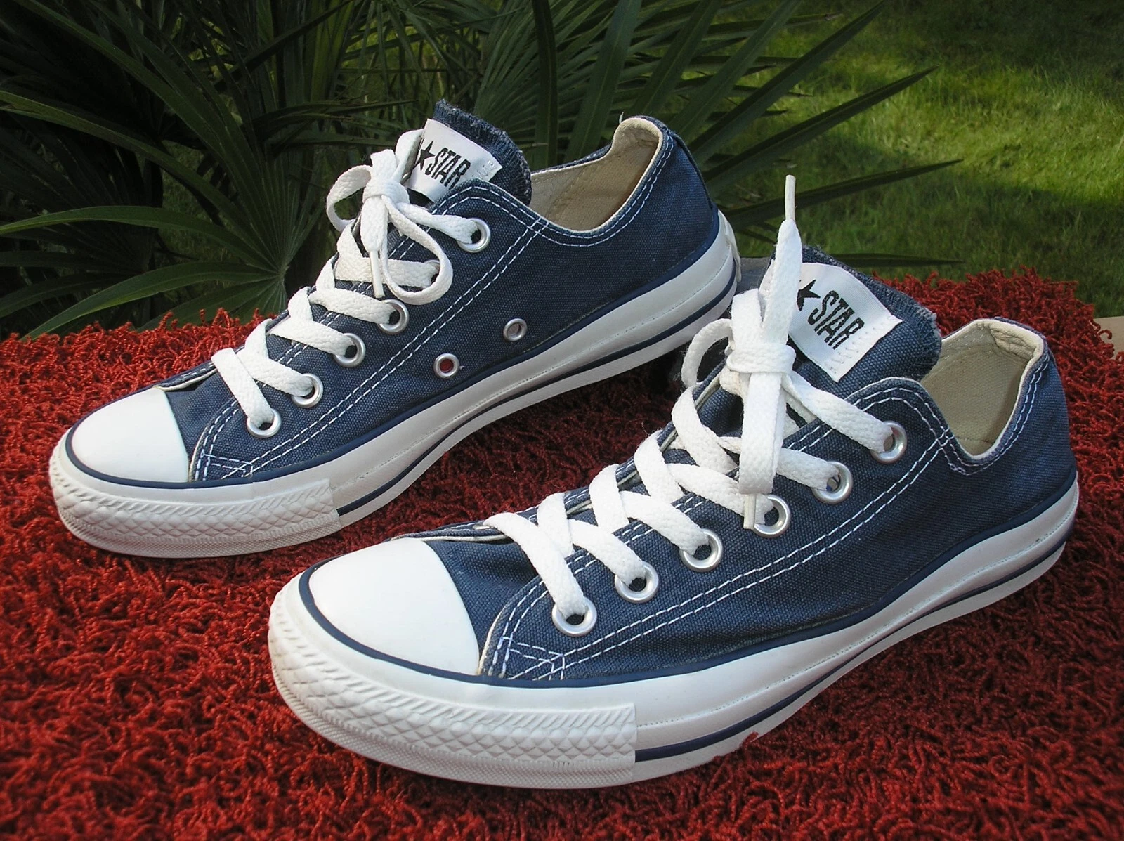 Sneakers originali Converse Chucks Taylor LO numero 37 5 blu!!!!