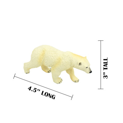Polar Bear, Museum Quality Plastic Replica 4 1/2