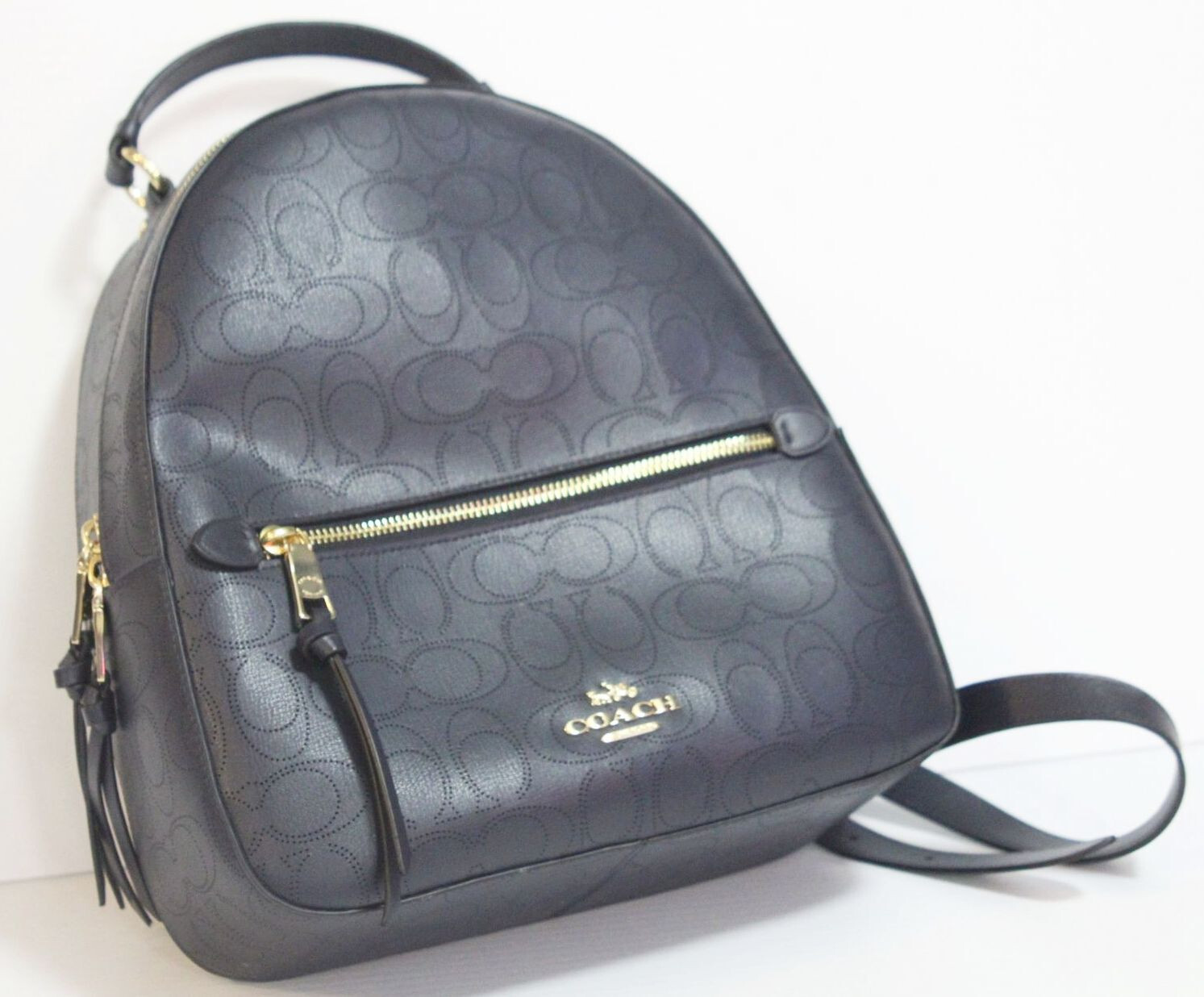 Coach Jordyn Backpack In Signature Leather 2322 Gold/… Gem