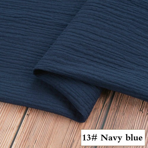 Double Layer Pleated Cotton Fabric Solid Skirt Apparel Material By Metre - Picture 7 of 21
