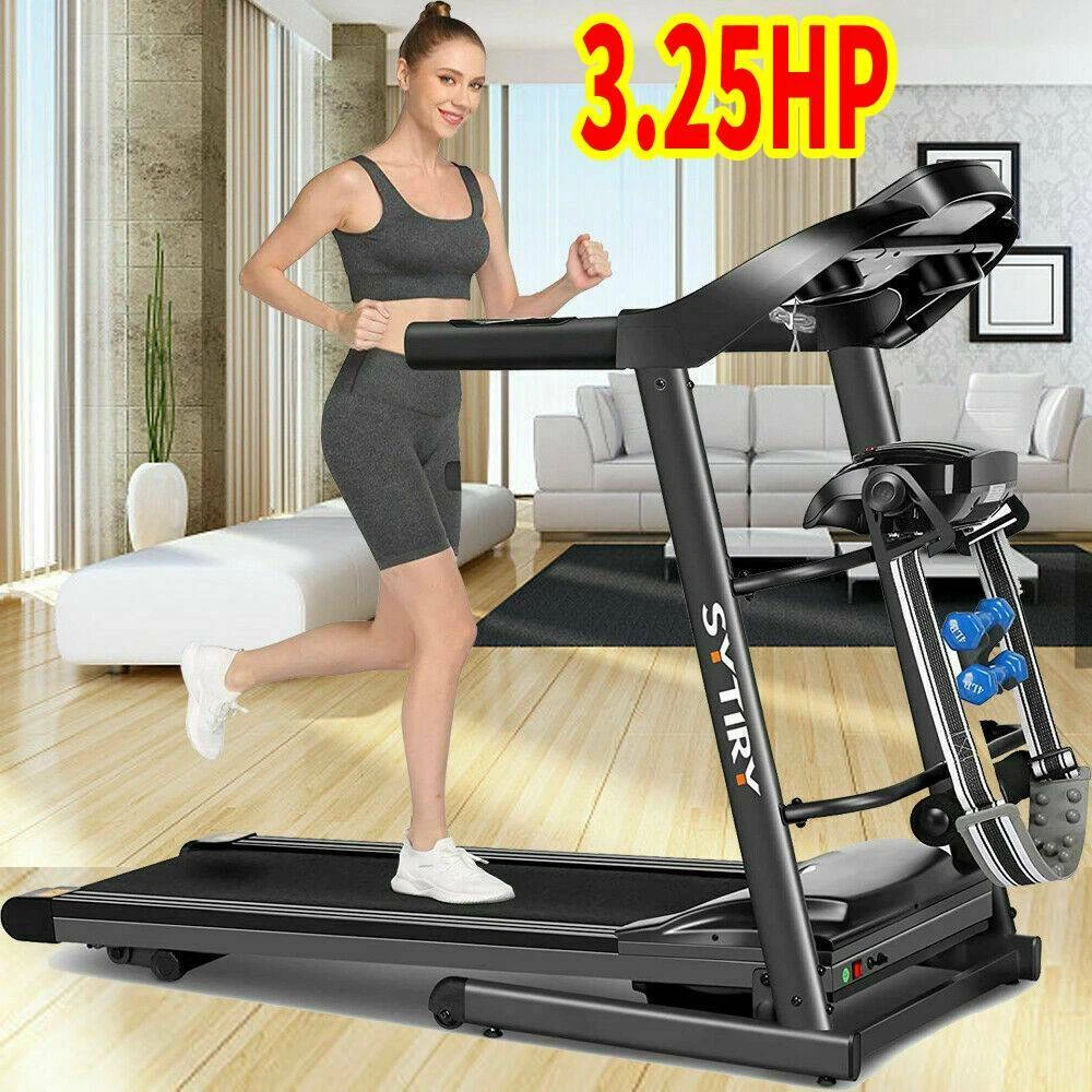 Folding Electric Power Treadmill Motorized Walking Fitness Machine