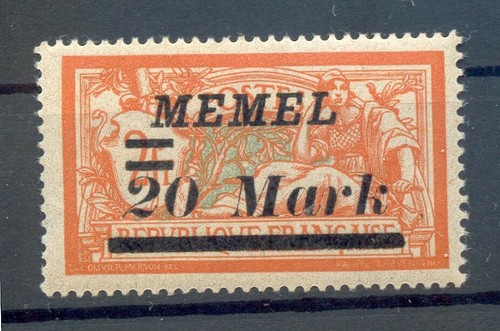 Memel 95II VARIETY** MNH MINT BPP 25EUR (73775
