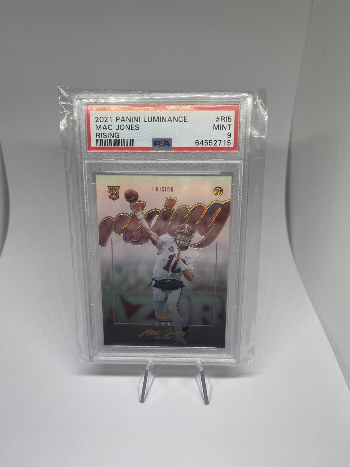 Mac Jones Panini Luminance Rising #RI5 Base