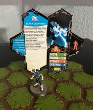 Heroscape Custom Card  Figure / Black Lightning / DC Superhero
