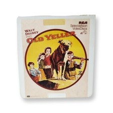 CED Old Yeller RCA Video Disc Walt Disney Technicolor Vintage 1957 Version.