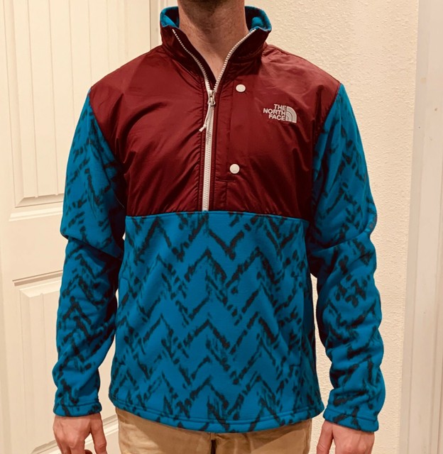 the north face half zip jacket