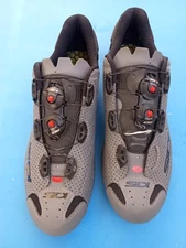 SiDi SHOT Air Carbon Vent 41.5 EU / 7.5 US Mesh road shoes 3-bolt gray READ
