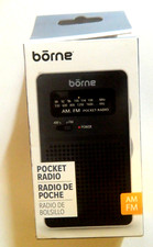 Borne PR200 Pocket AM/FM radio. New. CB1