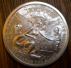 1 oz 999 Silver round Texas Remember the Alamo GSM BU free insured ship