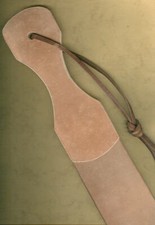 Tawse, Paddel, Klopfer, Spanking, Leder, Peitsche, SM, handgemacht
