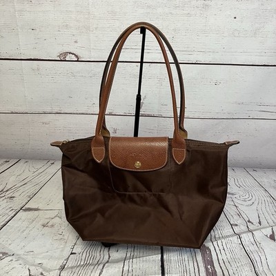 Longchamp Le Pliage Original Tote Bag Brown Cognac Recycled Canvas