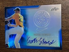 CARTER STEWART 2017 LEAF PERFECT GAME BLUE PRISMATIC AUTO #5/30 Fukuoka NPL