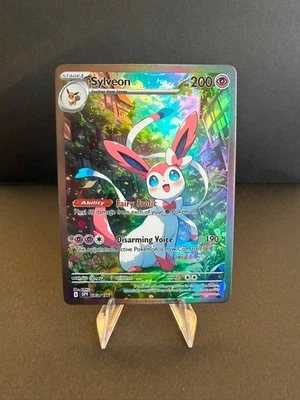 ✨Custom Pokemon Feelinara Full Art Holo Fan Card Sylveon NM✨ - Bild 1 von 2