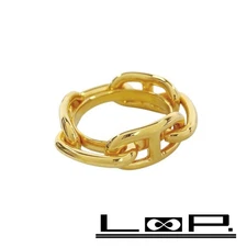 RARE HERMES  HERMES Cha ne d Ancre Scarf Ring Fashion GP Gold Box 341236 1