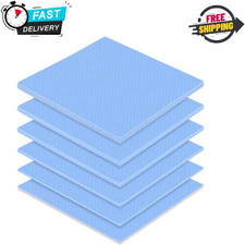 6 Pcs Thermal Pad 100 X 100 Mm, 0.5 Mm, 1 Mm, 1.5 Mm, 2 Mm, 2.5 Mm, 3 Mm Heat Re