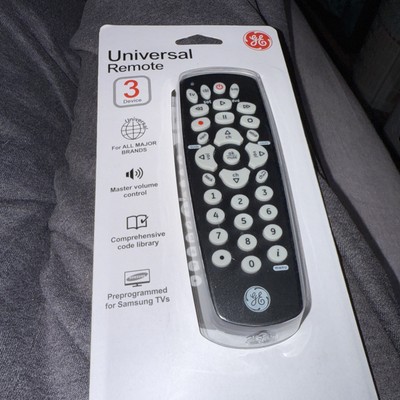 GE Programmable Universal Remote Control 3 Device 34456 BRAND NEW in package