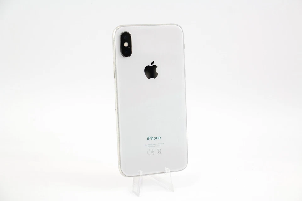 Apple iPhone X (Unlocked) A1901 64GB Silver Grade C Original Box - Image 3 of 4