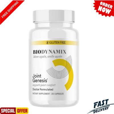 Joint Genesis BioDynamix Advanced Joint Support Formula 30 Capsules New Sealed