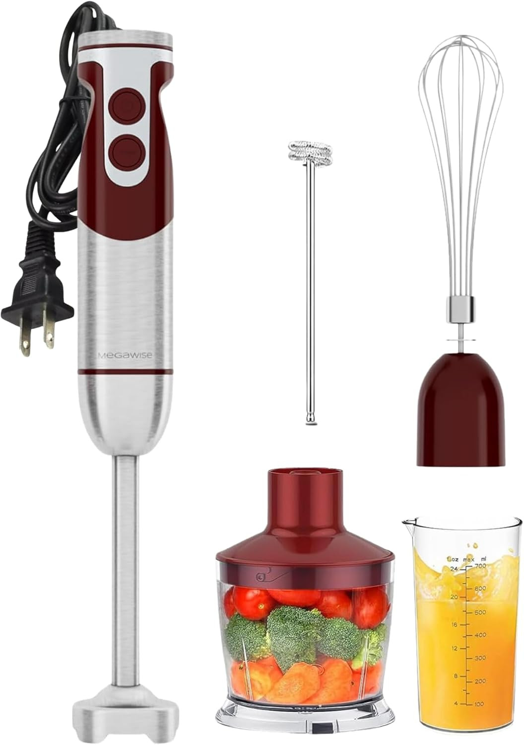 3-In-1 Hand Blender Set with Variable Speed Control, 400W Im