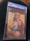 CGC 9.6 JUSTICE LEAGUE UNLIMITED #11 FOIL KYUYONG EOM EXCLUSIVE POWER GIRL 1