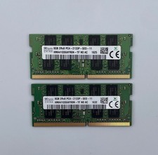 SK Hynix 16GB 2X8GB 2RX8 PC4-2133P SODIMM HMA41GS6AFR8N-TF MEMORY RAM LAPTOPS