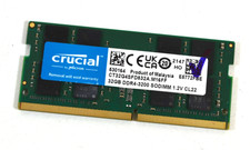 Produktbild - 32GB Crucial DDR4 RAM PC4-25600 (DDR4-3200MHz) SODIMM CL22 - CT32G4SFD832A