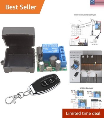 High Performance 433Mhz Wireless Relay Control Switch - 5V to 30V Compatibility