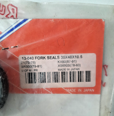 Shindy 13-040 Fork Seal Kit 35x48x10.5 Kawasaki H1 H2 Z1 KX80