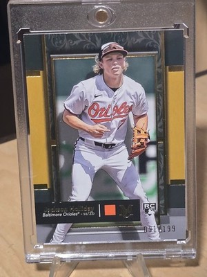 2024 Topps Museum Collection - Jackson Holliday #76 Gold /199 (RC)