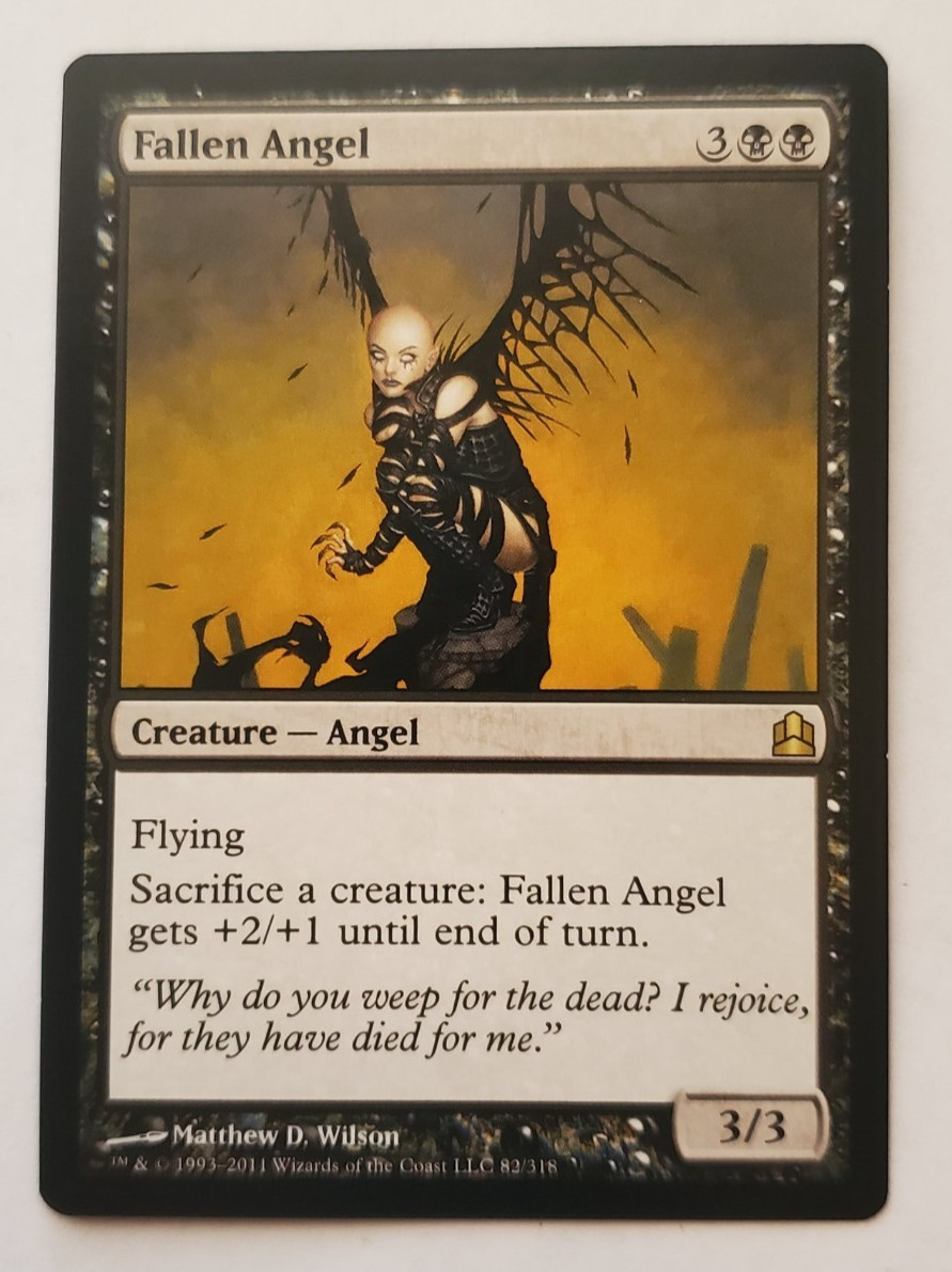 1x Fallen Angel Commander 2011 MTG Magic the Gathering LP
