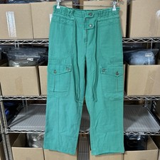 Free People We The Free Park Ave Pants S 6 Women Cargo Green Proto Sample 44149