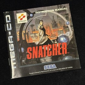 Snatcher (1994) Konami Mega CD Complete With Protective Case - Rare, Retro
