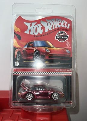 Hot Wheels RLC 1986 Porsche 959, Red, Redline Club Exclusive 2023