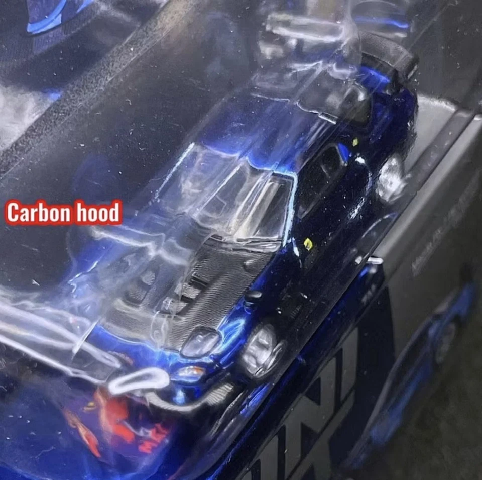 Mini GT MDX 2025 Mazda RX-7 Re-Amemiya Malaysia Diecast Expo 2025 Chrome Blue - Image 3 of 4