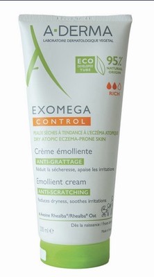 A-Derma Exomega Control Emollient Cream 200ml | For Dry Sensitive Skin