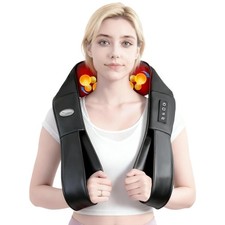 cotsoco Neck Massager, Shiatsu Shoulder Massager with Heat, Portabl... Fast Ship