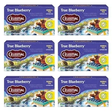 Celestial Seasonings True Blueberry Herbal Tea 20 Bags