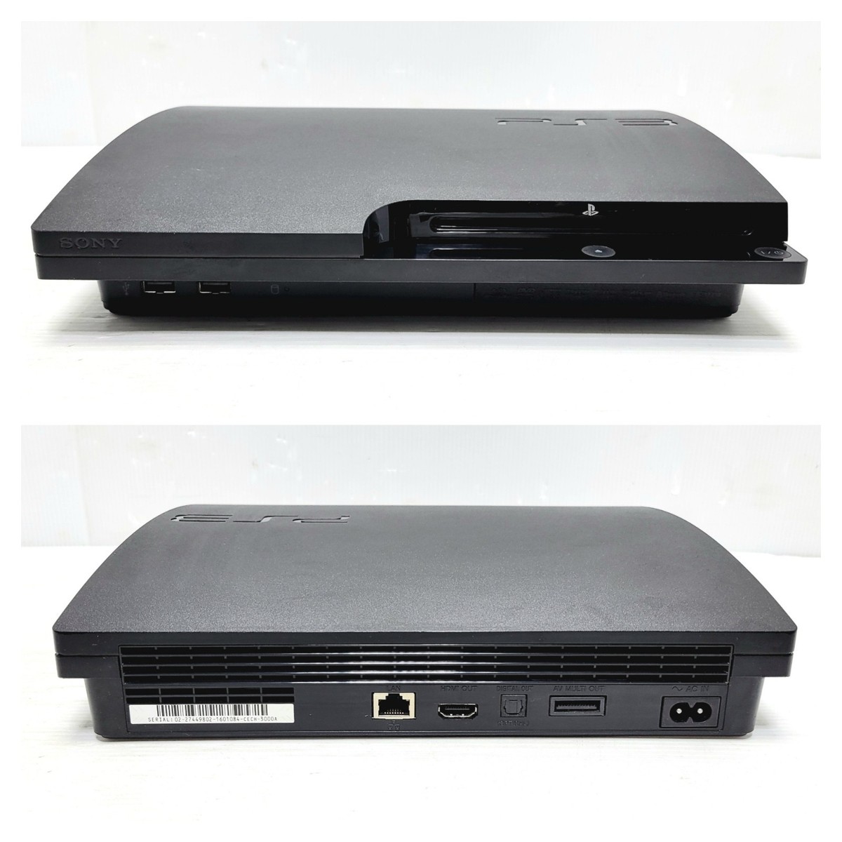 SONY - SONY PlayStation3 本体 CECH-3000A PS3 Charcoal Black CECH 3000A 160GB Console Box Sony