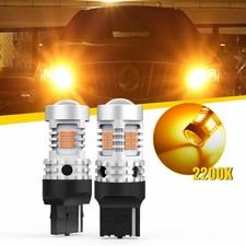 Auxito 7440 W21w T20 Led Amber Yellow Bulbs Car Turn Signal Light Bright 2468 Auxito 7440 W21w T20 Led Amber Yellow Bulbs Car Turn Signal Light Bright 2468