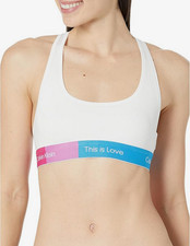CALVIN KLEIN Bralette Bra White Size XS 30 NWT