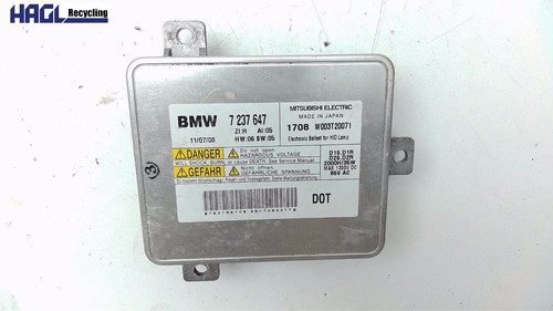 Steuergerät Scheinwerfer Xenon 7237647 BMW 318i E90 / E91/ Limousine