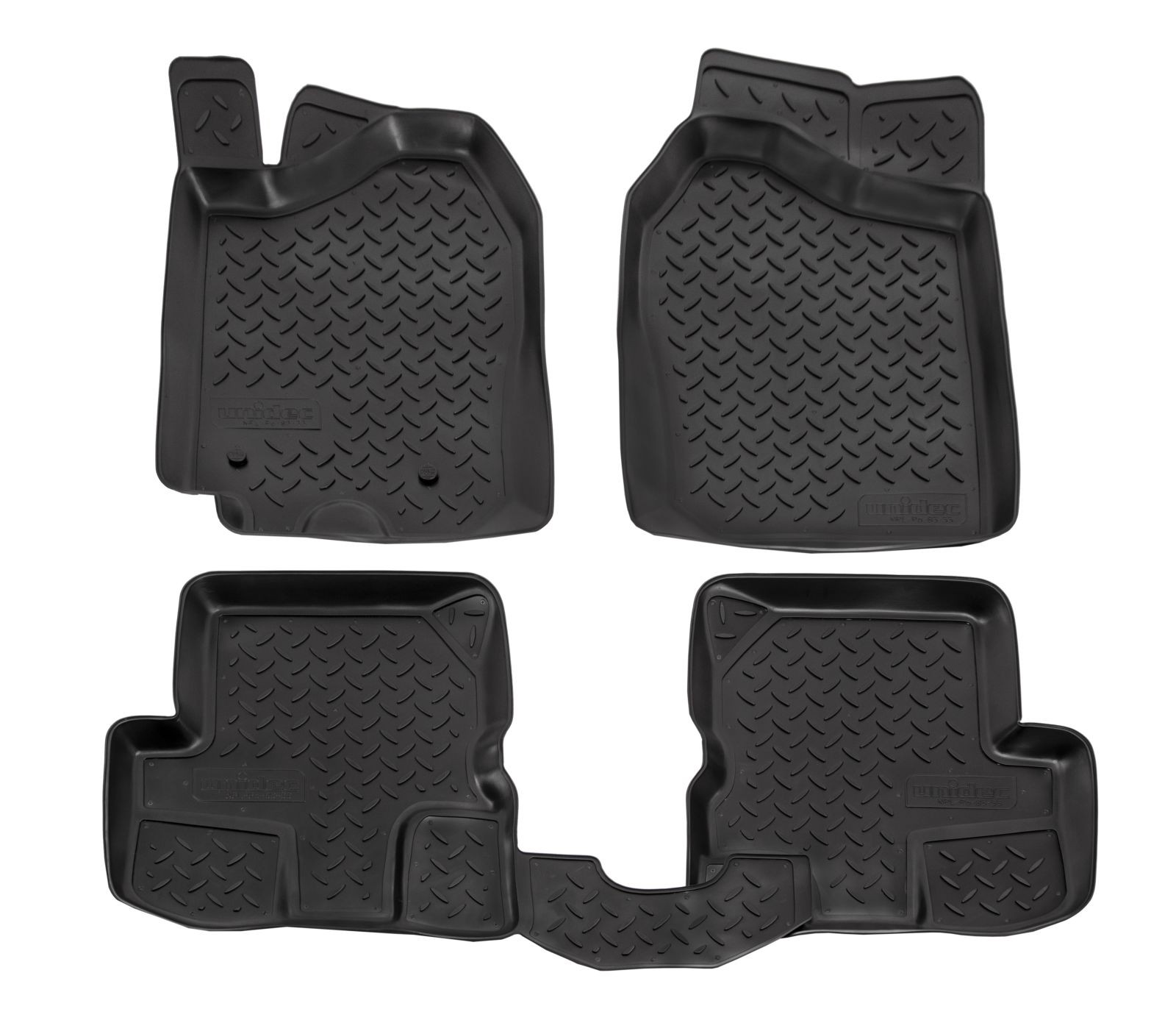 Tapis de sol caoutchouc 3D Suzuki Jimny 2002-2017 contre la boue et l'usure