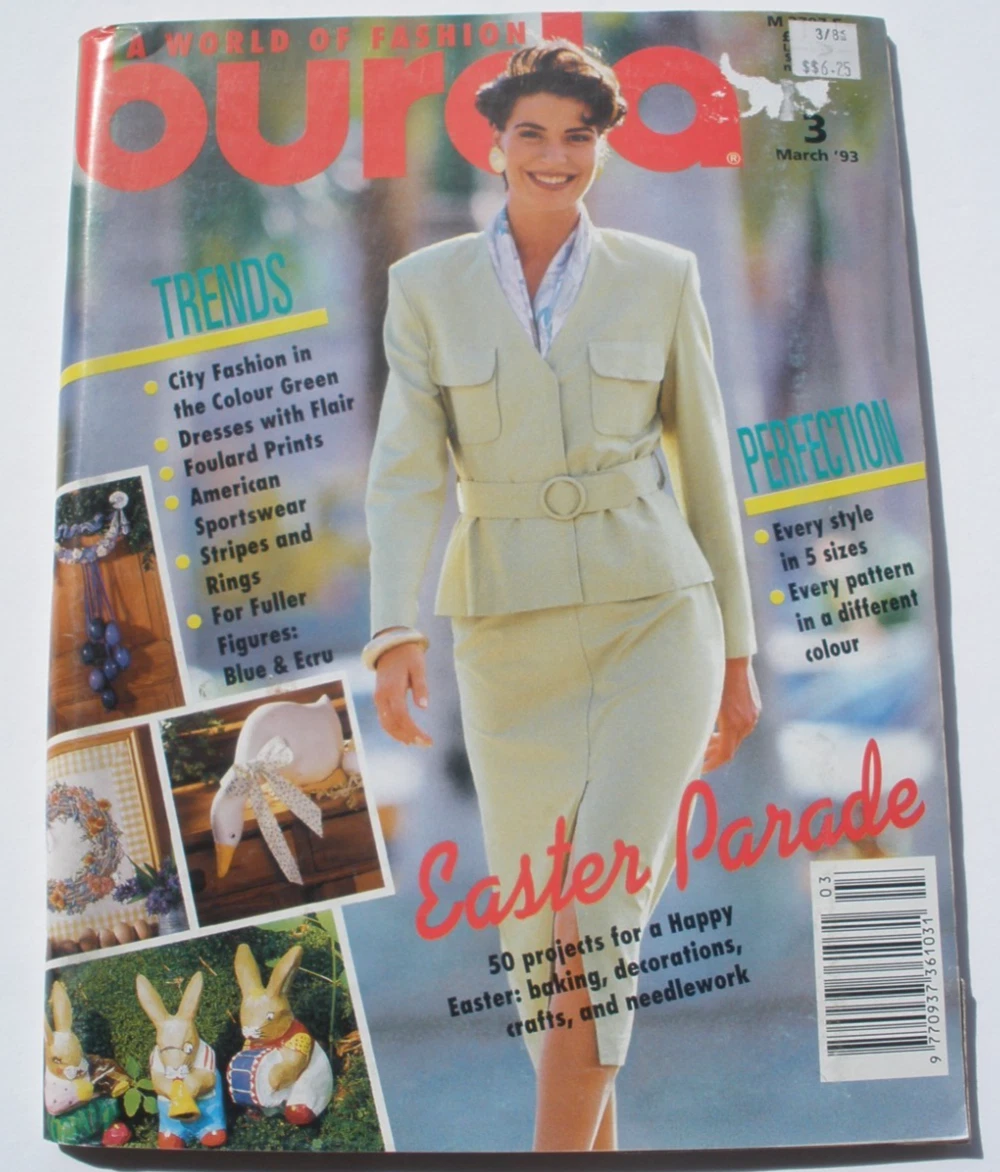 Lot De Reliures Burda Vintage - Magazines De Mode Années 80, Gros Lot
