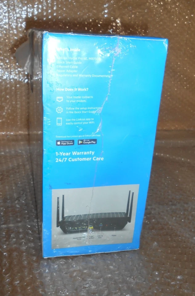 Linksys Hydra Pro 6E Tri-Band Mesh Wi-Fi Router MR7500 - Image 4 of 4