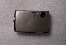 Sony CyberShot DSC-T33 Silver CCD Digital Camera 5MP 3x Optical Zoom Top Fashion