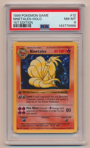Ninetales (1st Edition) graded PSA 8 for sale on eBay